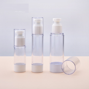 PP Plastic Refillable Twist Up Airless Lotion Pump Bottle
