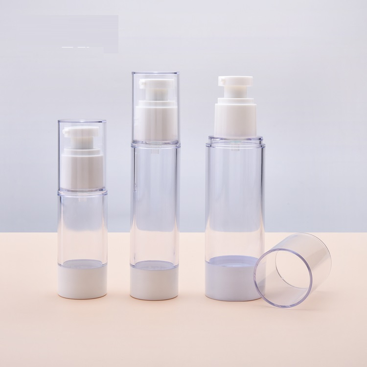 PP Plastic Refillable Twist Up Airless Lotion Pump Bottle