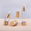Wholesale Golden Refillable 50ml Airless Pump Bottle 