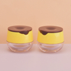 6g Small Custom Honey Bee Color Round Lip Gloss Jar with Smearing Stick