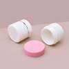 China Manufacturers Cosmetic Jar Supplier, Pink Color Round Cosmetic Containers Jar, 50ML PP Double Wall Cosmetic Containers Jar , Small Free Sample Cosmetic Jar