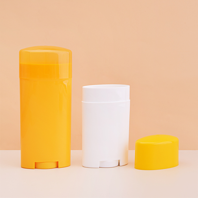 Oval Custom Color 28g 71g Plastic Deodorant Stick Tube Sample Free