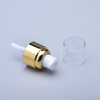 20-410 White PP Plastic Treatment Pump with Smooth Gold Closure