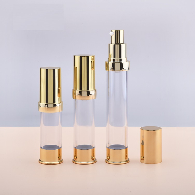 15ml ,20ml,30ml Aluminium Airless Serum Pump Bottle Luxury