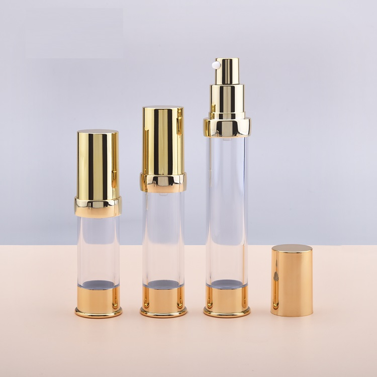 15ml ,20ml,30ml Aluminium Airless Serum Pump Bottle Luxury