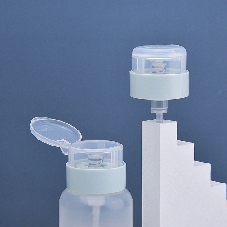 Pump Dispenser 150ml Nail Polish Remover Bottle with Pump,left Right Lock Nail Polish Remover Pump Dispenser,PP Plastic Nail Remove Pump Bottle