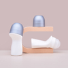 China Roll on Bottle supplier Colorful Plastic roll on Bottle 50ml, Unique Shape Refillable Deodorant Roll on Perfume Bottle