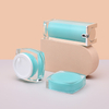 Wholesale Acrylic Bottle Jar Set, Custom Square Acrylic Bottle & Jar ,High Quality Airless Acrylic Bottle