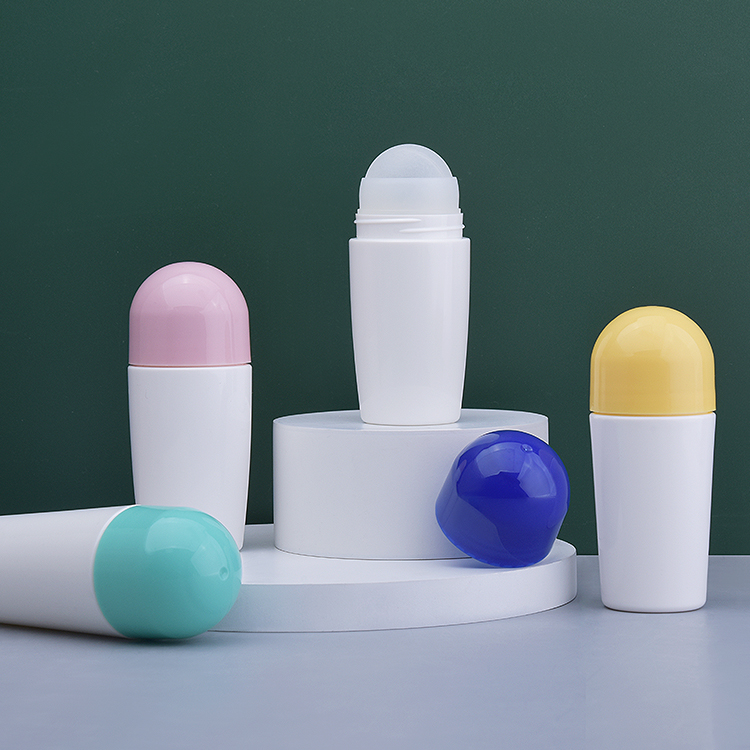 PP Roll on Bottle with PE Roller Ball Holder 