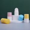 50ml Bule Cap White Plastic Roller Ball Bottel for Liquid Deodorant 
