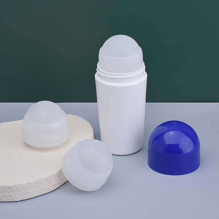 PP Roll on Bottle with PE Roller Ball Holder 