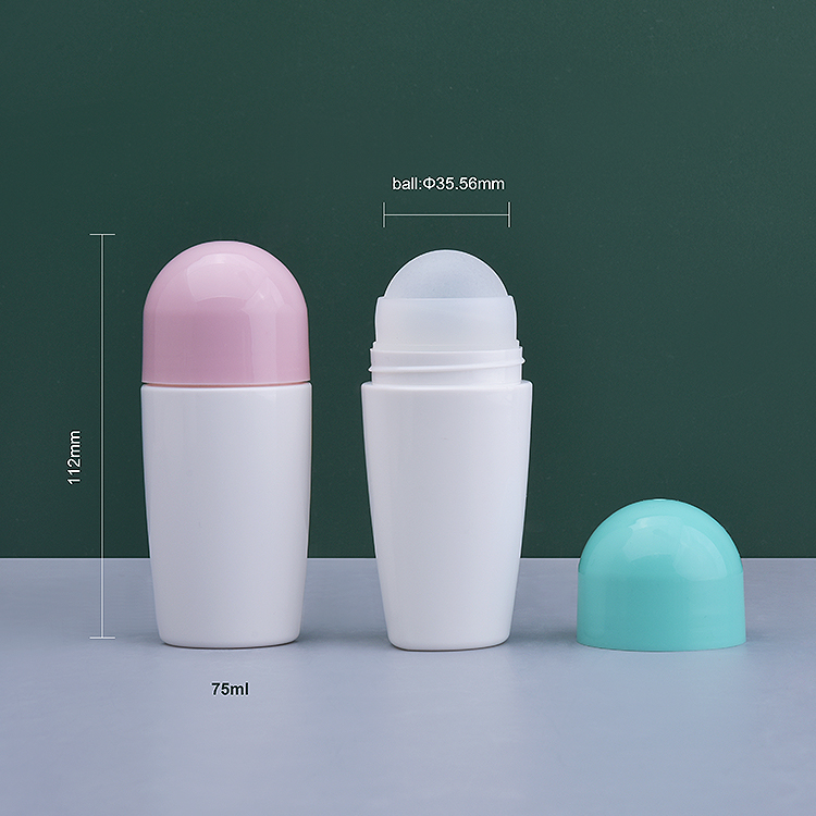 Wholesale Oval Bottom Roll on Applicator Plastic Bottle, Small 30ml Deodorant Roll on Bottle, Diy Make Your Own Empty Roll on Bottle for Sale
