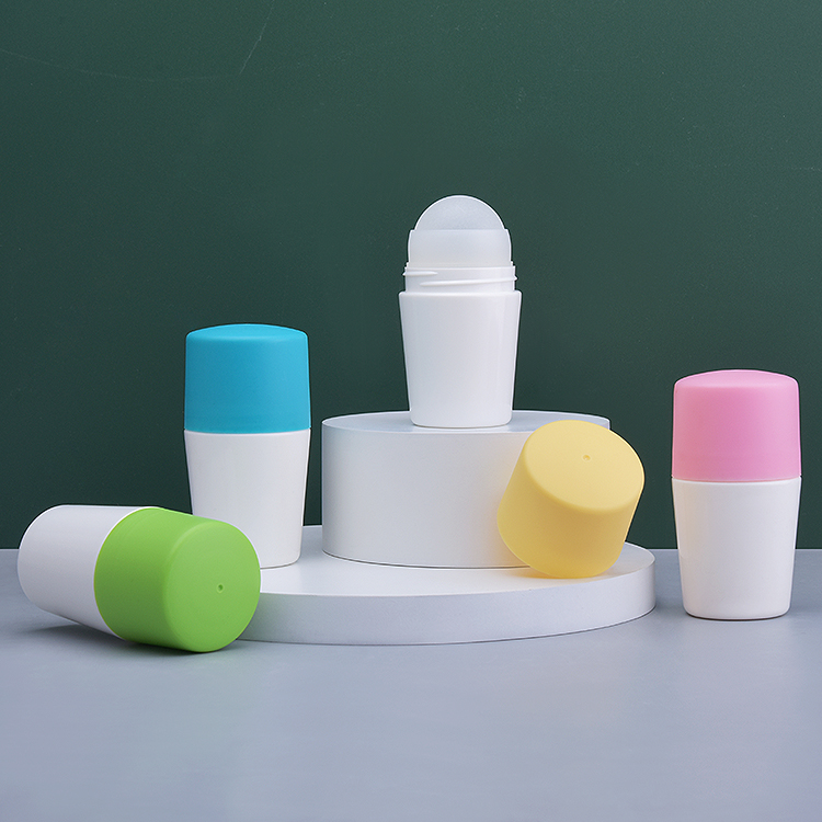 Custom Diy Roll on Bottle,colorful 50ml Small Roll on Bottle