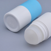 50ml Bule Cap White Plastic Roller Ball Bottel for Liquid Deodorant 