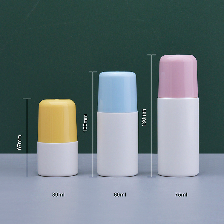 Various Capacity 30ml 60ml 75ml Roll on Bottles Wholesale,factory Supply Cheap Empty Roll on Bottle,pink Color Roll on Bottle