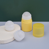 50ml Bule Cap White Plastic Roller Ball Bottel for Liquid Deodorant 