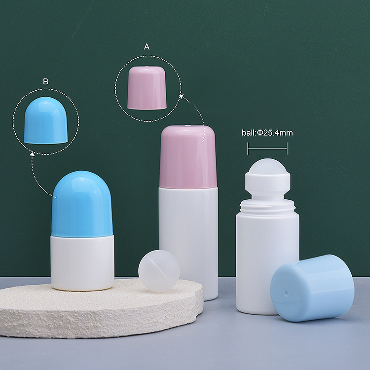 Various Capacity 30ml 60ml 75ml Roll on Bottles Wholesale,factory Supply Cheap Empty Roll on Bottle,pink Color Roll on Bottle